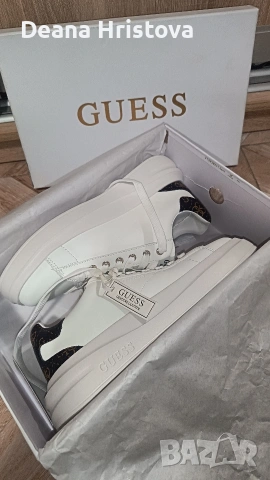 Оригинални Guess Elbina - Естествена кожа, номер 38, снимка 4 - Маратонки - 54058422
