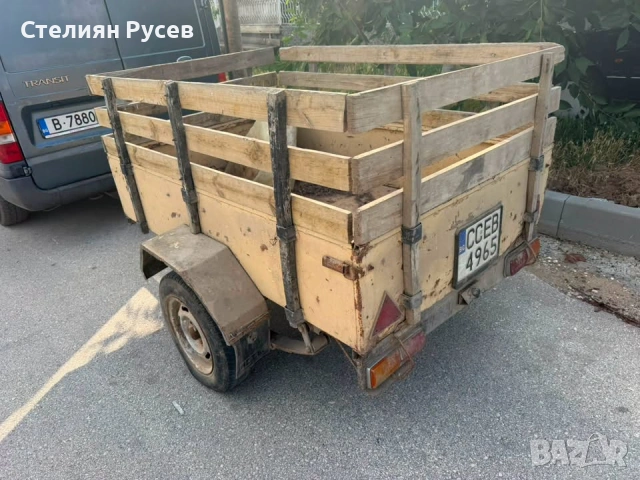Дулово багажно ремарке регистрирано  180/120 см цена 800 евро   безплатно прехвърляне, нови талони и