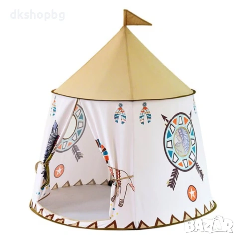  4754 Индианска палатка за игра "Дивият Запад", снимка 4 - Други - 54527803