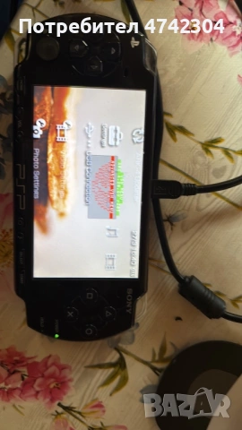 PSP 2004 Piano Black, снимка 2 - PlayStation конзоли - 54472434
