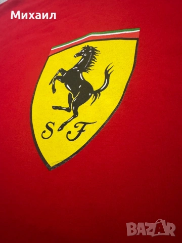 Тениска Ferrari L, снимка 2 - Тениски - 54868415