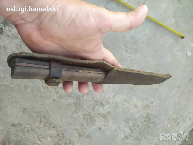 Стар нож с кания, снимка 13 - Антикварни и старинни предмети - 54822222