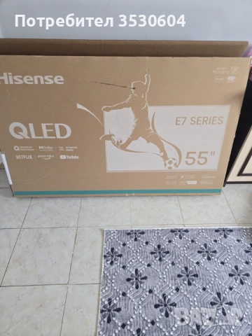Телевизор Hisense QLED  E7 Series 55", снимка 2 - Телевизори - 54050886
