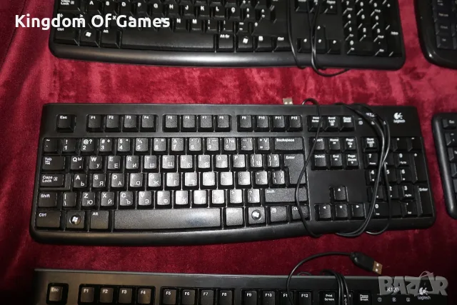 13 Клавиатури Logitech K120/Dell/Fujitsu KB410K/Gembird/Genius/A4Tech за Настолен Компютър , снимка 3 - Клавиатури и мишки - 55501007