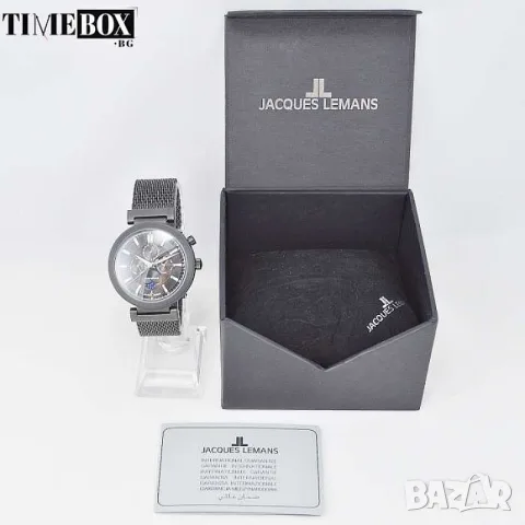 Jacques Lemans Verona 1-1698E Black Mesh, снимка 4 - Мъжки - 55308250
