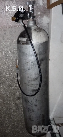Продавам желязна бутилка - 7L - 250 BAR - АТМОСФЕРИ работно налягане, снимка 2 - Въздушно оръжие - 54067096