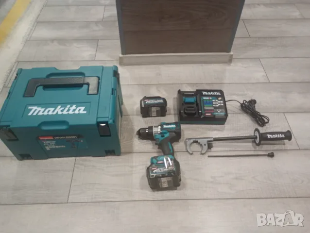 Makita HP001GD202 мощен акумулаторен ударен винтоверт 40V, снимка 2 - Винтоверти - 55618773
