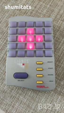 Retro game 1995 Tiger Lights Out electronics