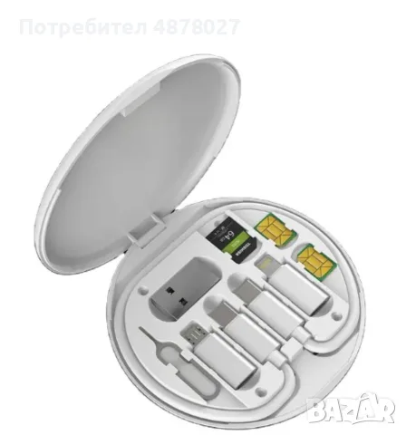 Комплект адаптери за USB кабел / Цвят: Според нал в склада, снимка 3 - Кабели и адаптери - 55494977