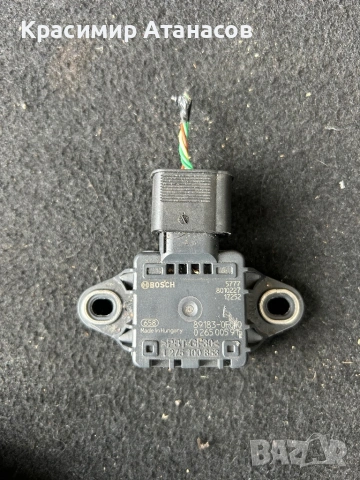 89183-0F010. Датчик, Надлъжно / напречно ускорение за Тойота Авенсис T27. Комби седан. 0265005915