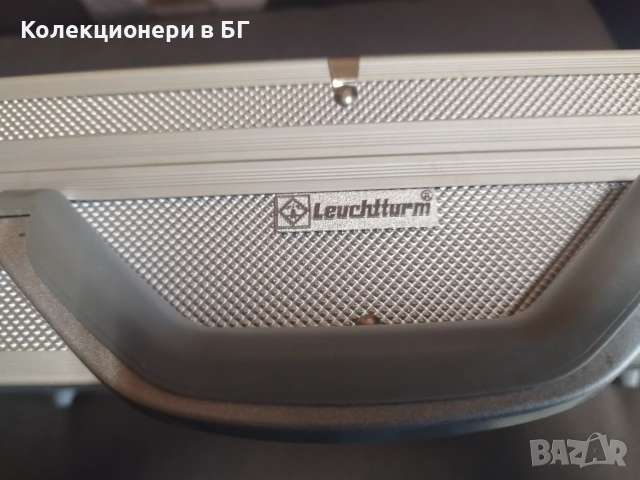 АЛУМИНИЕВ КУФАР CARGO L6 /Leuchtturm/ - ВИЖ ОПИСАНИЕТО , снимка 4 - Нумизматика и бонистика - 54957117