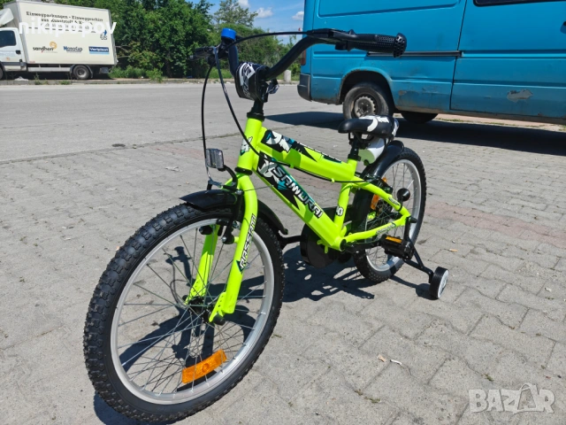 BG Детски велосипед 20" SAMURAJ жълт, снимка 6 - Велосипеди - 54493344