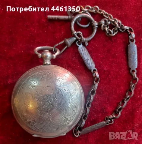 Старинен Османски джобен часовник J.Dent.London, , снимка 7 - Антикварни и старинни предмети - 55353600