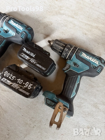 Makita DHP 485 безчеткови винтоверти, снимка 2 - Винтоверти - 55469940