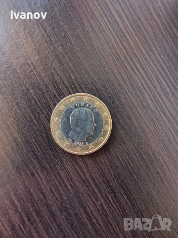 Монета 1 евро Монако 