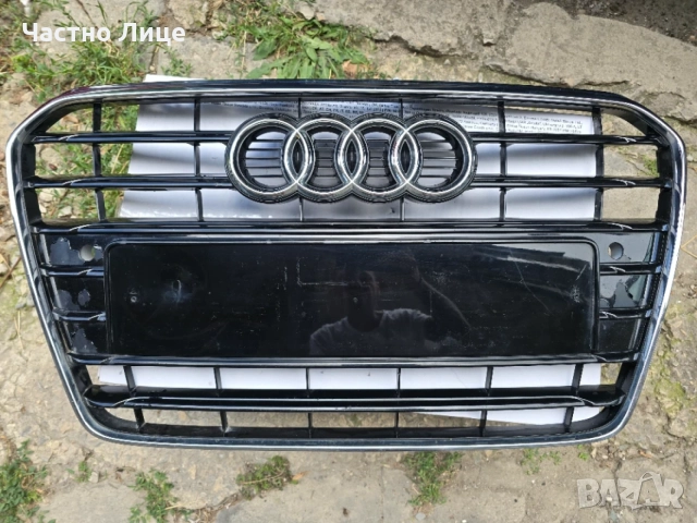 Оригинална предна решетка Audi A5 / S5 8T 2013-2016 S Line, снимка 4 - Части - 55416967