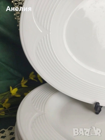 7 бели плата от Турция , снимка 3 - Чинии - 54149286