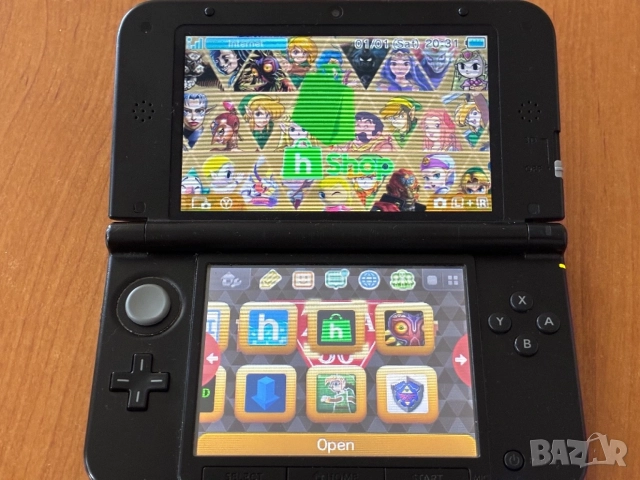 Nintendo 3ds xl с хак 64 GB SD карта с игри, снимка 2 - Nintendo конзоли - 54224389