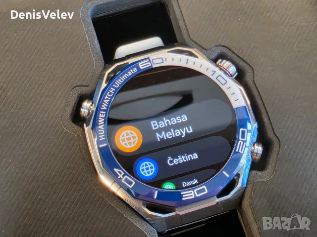 HUAWEI Watch Ultimate 2 LTE Blue + Titanium bracelet, снимка 3 - Смарт часовници - 55078368