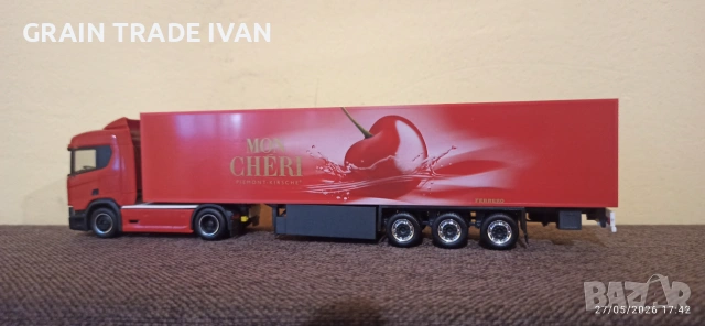 Scania R500 & Frigo Krone! Herpa 1/87, снимка 4 - Колекции - 54982965