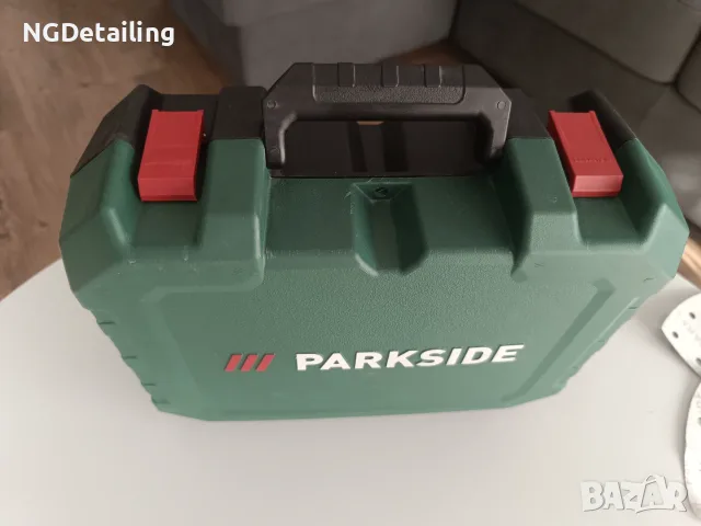 Акумулаторна мултишлайф машина Parkside PAMS 12 B2 (12V) - Пълен комплект, снимка 4 - Шлайфмашини - 55530922