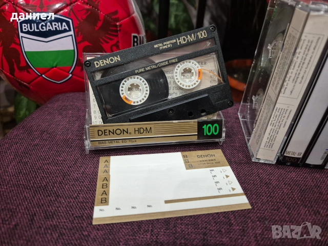 6 метални аудио касети TDK, DENON и SONY всичките TYPE IV - метална лента - като нови + подарък, снимка 3 - Аудио касети - 55097406