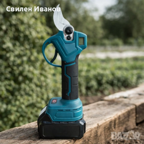 Комплект акумулаторна ножица 3" и резервен нож 36V 8A, снимка 5 - Градински инструменти - 54461975