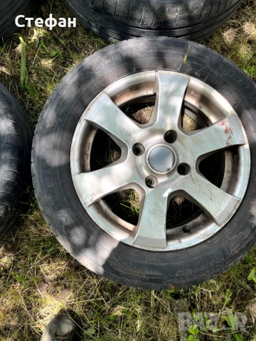  Продавам алуминиеви джанти Mitsubishi 15 цола 4x114.3, снимка 5 - Гуми и джанти - 54675240
