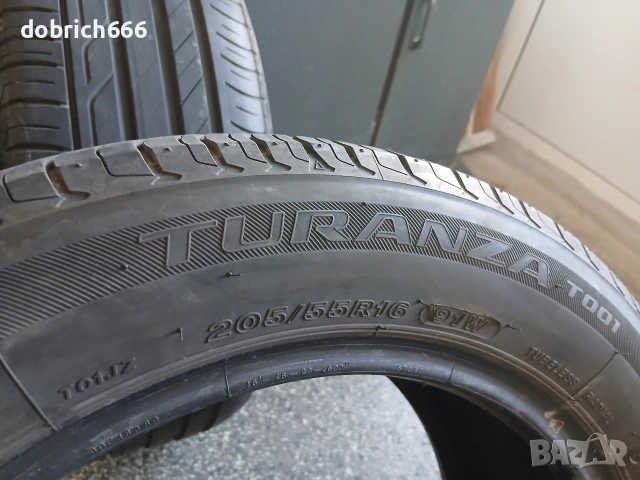 205/55/16 летни гуми Bridgestone 40 евро, снимка 5 - Аксесоари и консумативи - 54834942