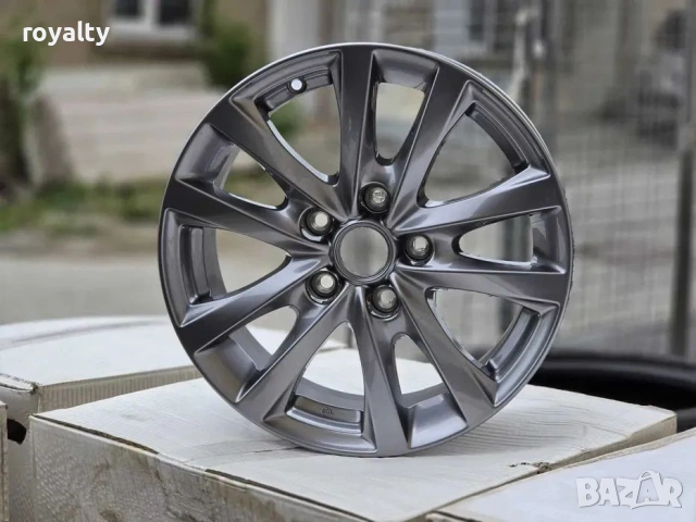 5х114.3 16 Оригинални на Mazda Hyundai Kia Honda 5x114.3 Ет 45, J 6.5 Централен Отвор 67.1 Цена:350€, снимка 5 - Аксесоари и консумативи - 54376096