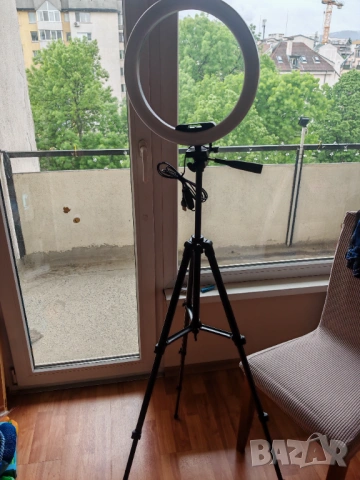 UBeesize 12" Ring Light + Tripod 155см | TikTok / YouTube / Streaming / Makeup лед ринг лампа
