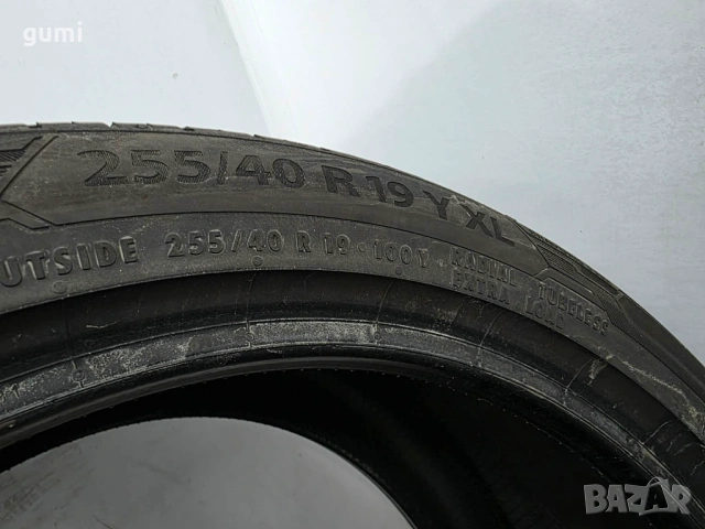 2бр летни гуми 255/40/19 BARUM L05708, снимка 4 - Гуми и джанти - 54638214