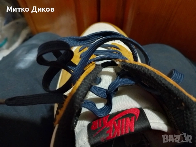 Nike Air Jordan 1 Retro Low OG "Rookie of the Year".естеств.кожа #42.5 стелка 270 мм се, снимка 6 - Маратонки - 54346508