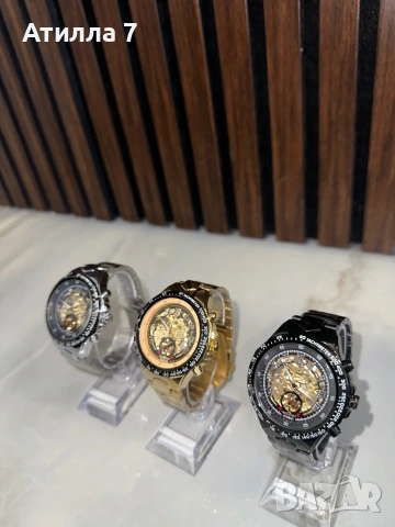 Winner - луксозен мъжки мъжки автоматичен часовник с видим механизъм, снимка 8 - Мъжки - 54166608