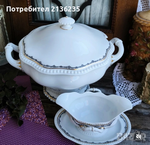 Супник и сосиера Rosenthal  1919-1935г , снимка 2 - Сервизи - 54815389