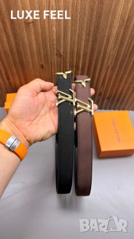 Prada ⚜️ Louis Vuitton ⚜️YSL⚜️ Естествена Кожа , снимка 6 - Колани - 54640625