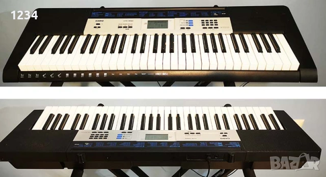 синтезатор клавир CASIO CTK-1550 пиано с 5 октави и плътни клавиши
