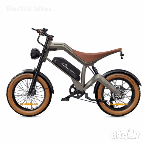 Електрически Fat Bike M20 велосипед 1500W 48V 15.6Ah 55KM/H, снимка 5 - Велосипеди - 54574402