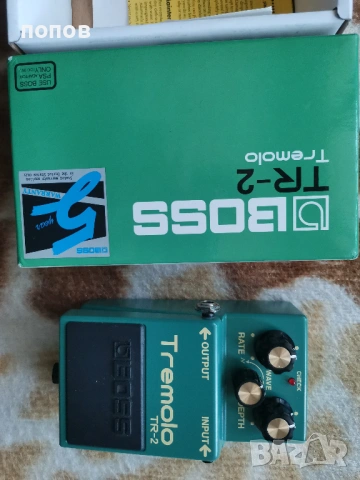 Boss tr2 tremolo -new , снимка 2 - Китари - 54405103
