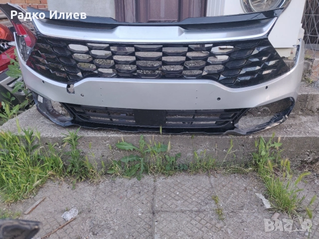 Прдна Броня Оригинална със Решетка Голяма и Спойлер за KIA Sportage 2020--2024 г.