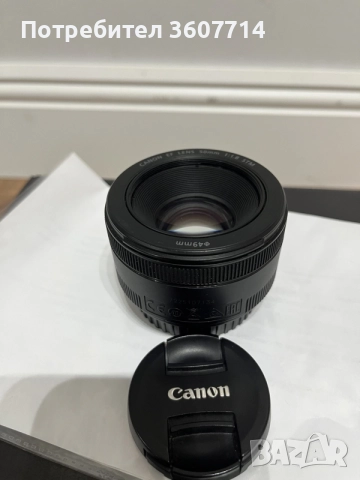 Canon EF 50mm f/1.8 STM, снимка 5 - Фотоапарати - 55253859