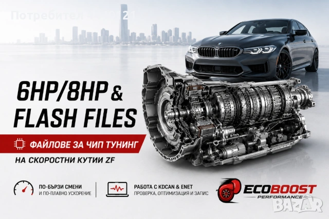 Чип тунинг на скоростна кутия-TCU-BMW ZF6HP-ZF8HP