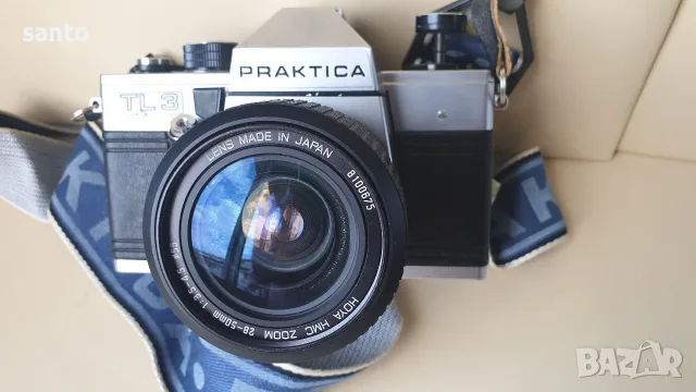 Ретро фотоапарат Praktica LTL 3 с обектив Hoya 28-50mm, снимка 2 - Фотоапарати - 55354305
