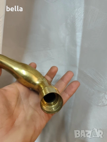 Бронзова дръжка за бастун -орлова глава-масивна, снимка 6 - Антикварни и старинни предмети - 54238635