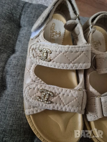 Chanel сандалиN37, снимка 2 - Сандали - 55014009