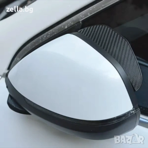 Сенници за странични огледала с 3D карбонов ефект – монтаж с 3M лента, гъвкава защита, 10266, снимка 7 - Аксесоари и консумативи - 54662102