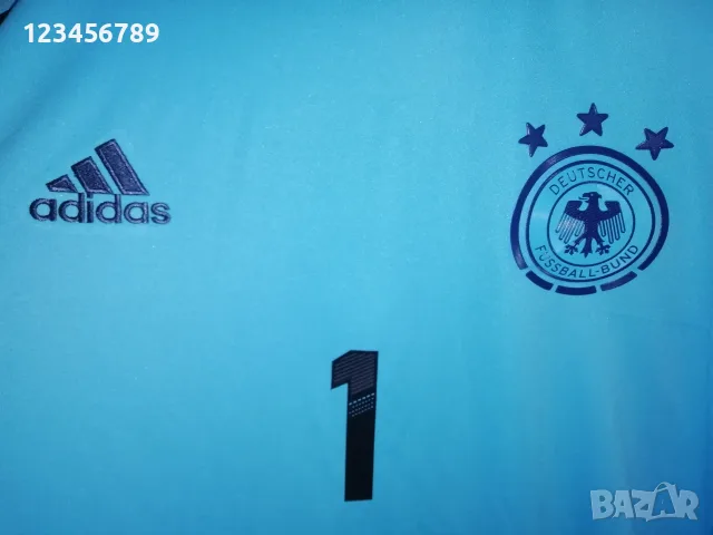 Germany Neuer Adidas оригинална вратарска фланелка екип тениска Германия Нойер , снимка 6 - Футбол - 53309659