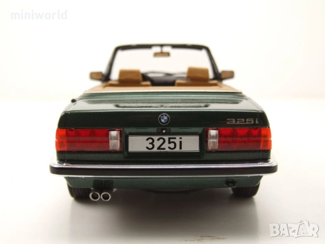 BMW 325i Cabrio E30 1985 - мащаб 1:18 на MCG моделът е нов в кутия, снимка 8 - Колекции - 54823141