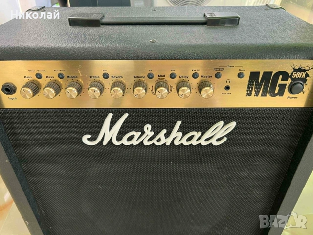 усилвател Marshall MG50FX, снимка 2 - Ресийвъри, усилватели, смесителни пултове - 54429312