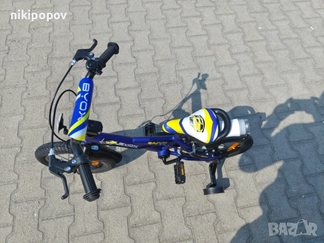X Детски велосипед 14" RAPID blue, снимка 9 - Велосипеди - 54395035
